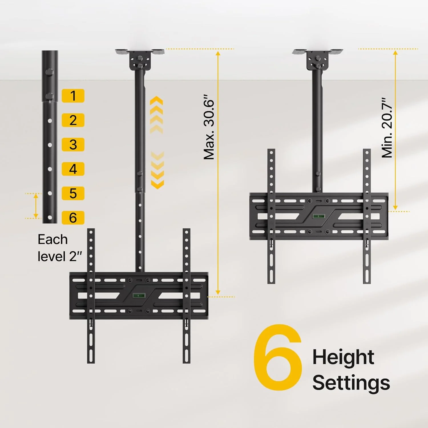 Ceiling TV Mount for 37-75 inch Screens | TM1009C-M - Image 2