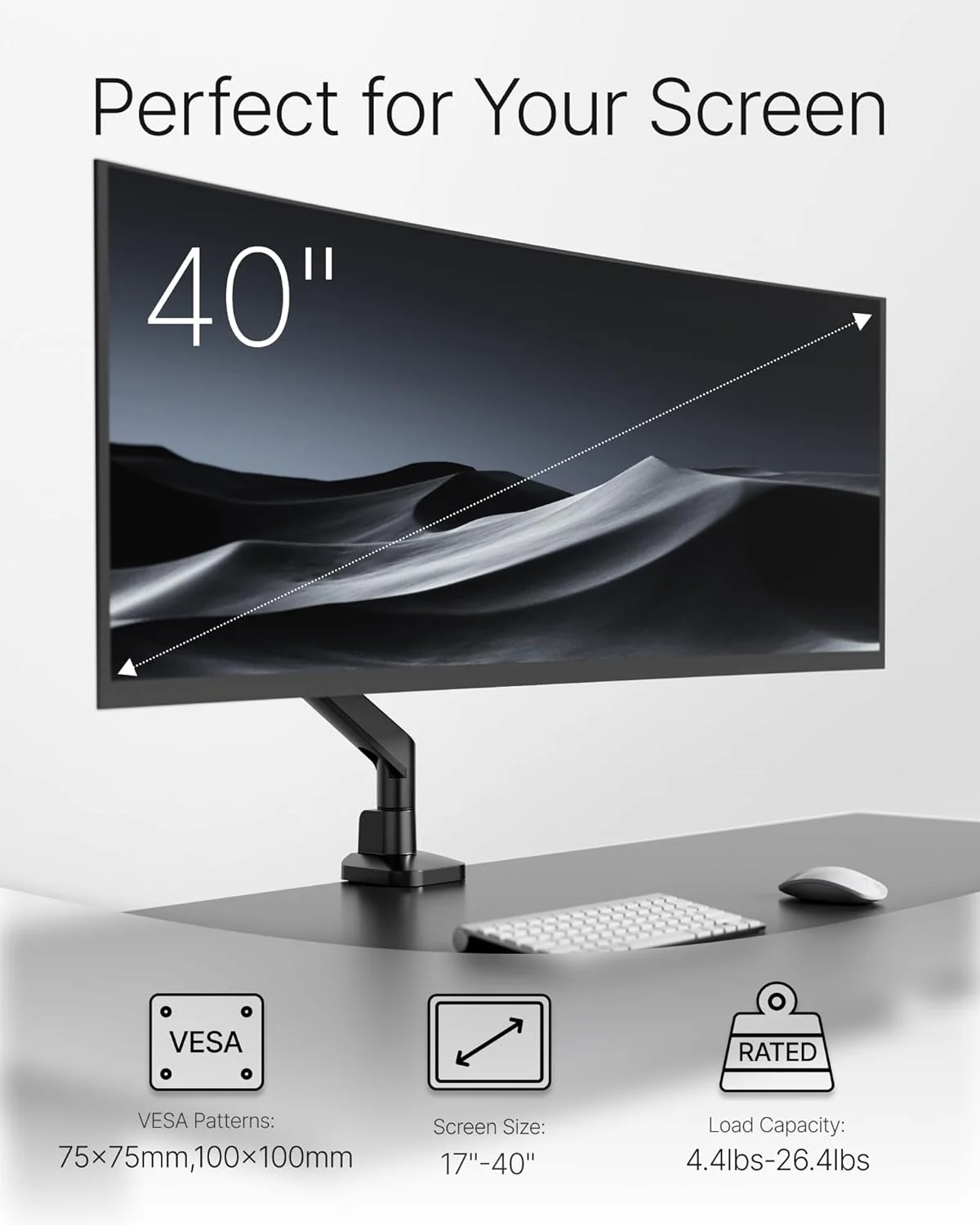 Deluxe Monitor Arm | MA1008BK - Image 4