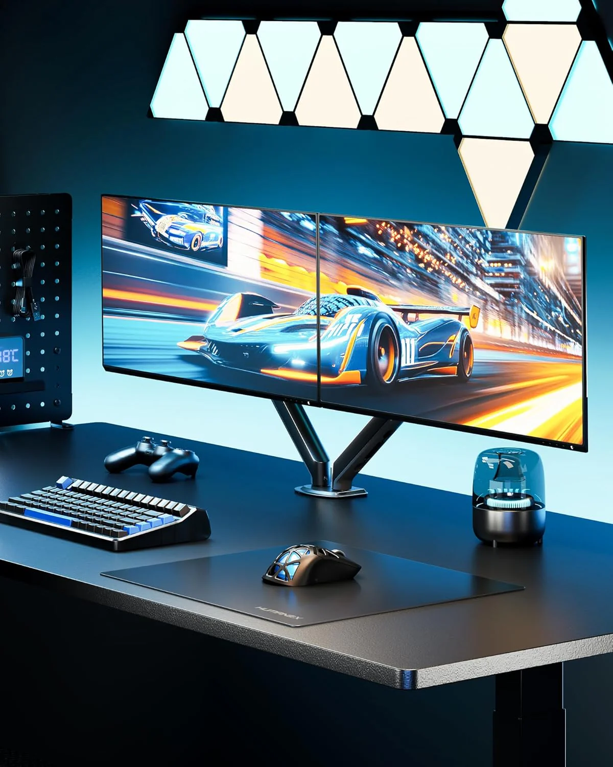 Dual Monitor Arm for 17-32" Screens | MA1012BK-D - Image 9