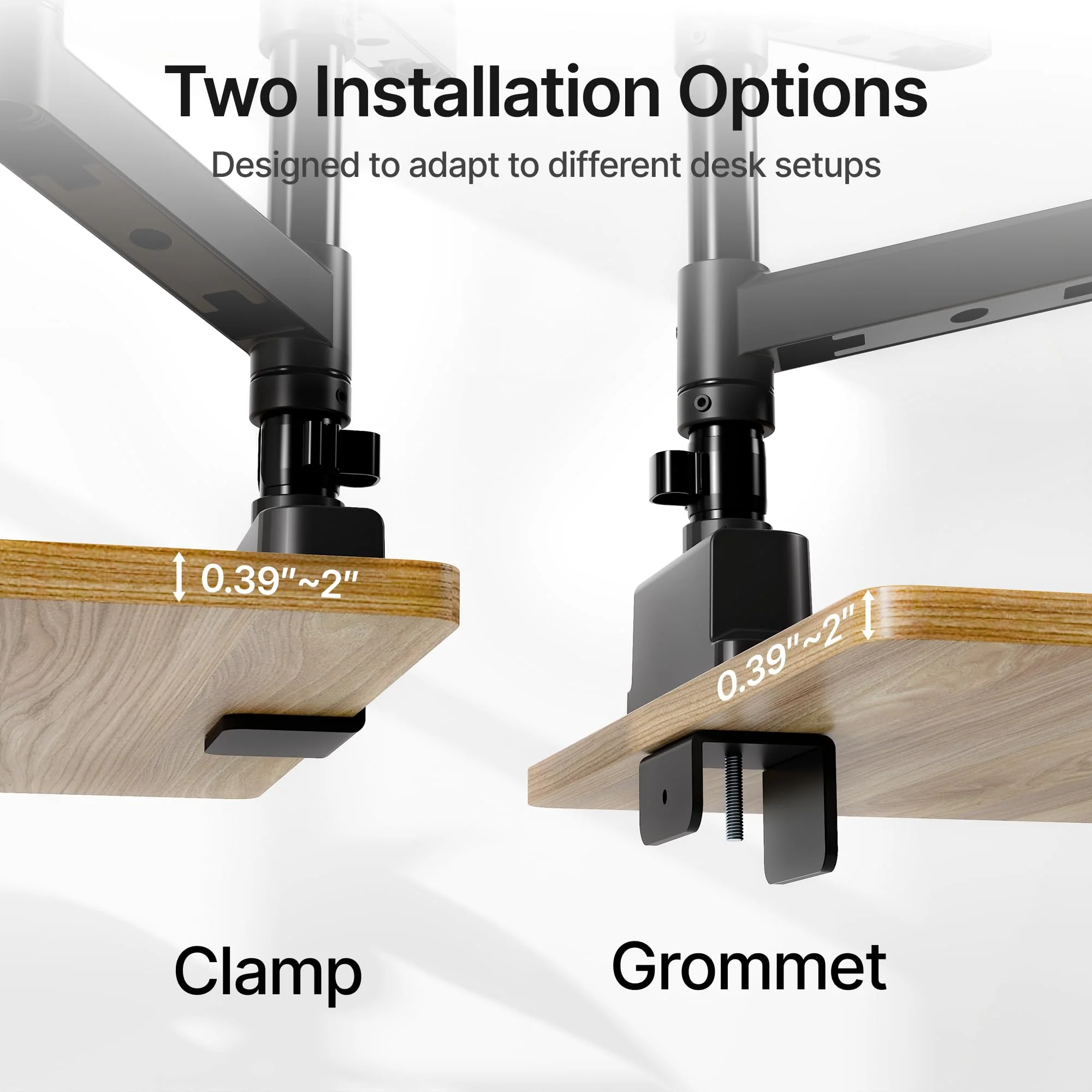 Dual Monitor Arms for 17"-35" Screen | MA1007PBK-D - Image 6