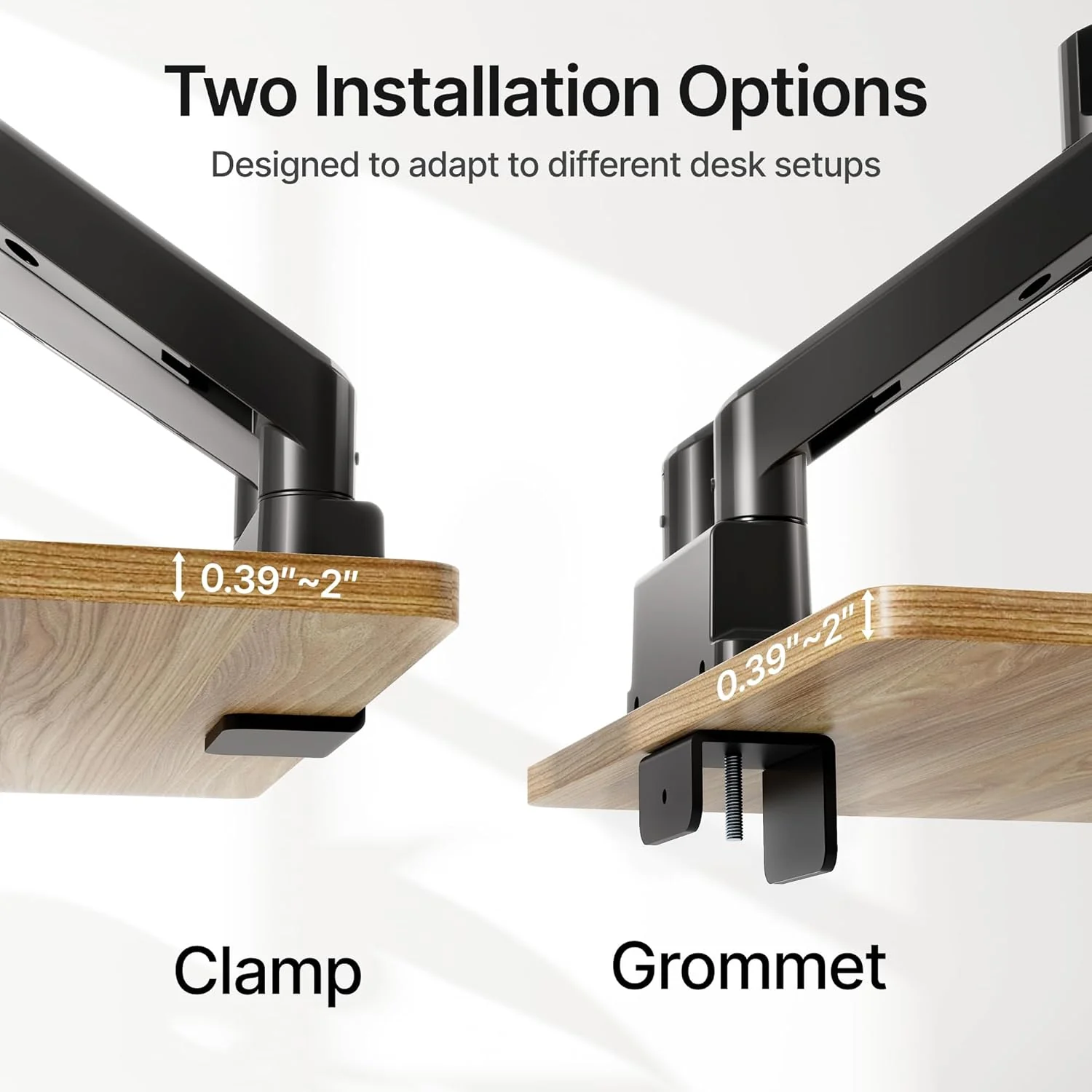 Dual Monitor Mount with USB | MA1007UCBK-D - Image 7