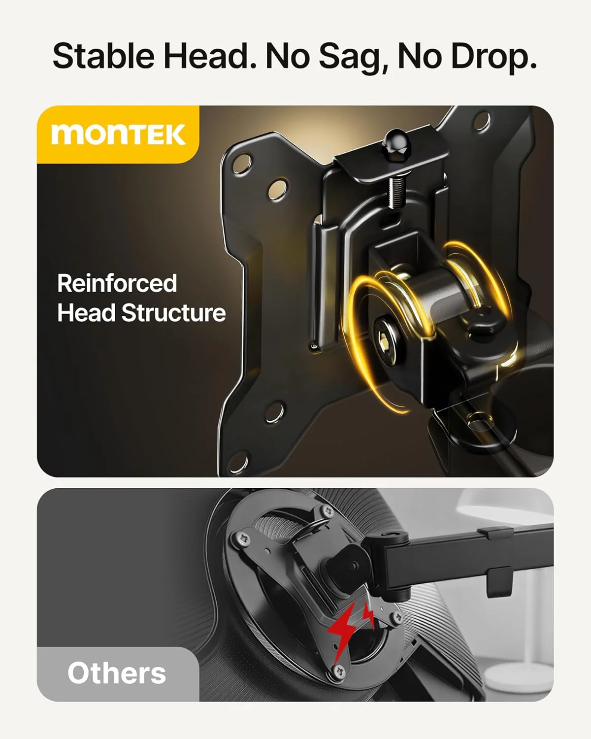 Freestanding Single Monitor Arm | MA1006SBK - Image 3
