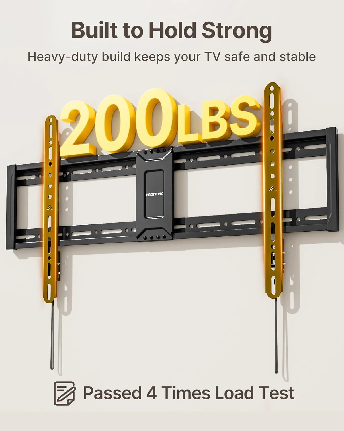 Heavy Duty Fixed TV Wall Mount for 43"–95" TVs | ‎‎TM1004W-MF - Image 3