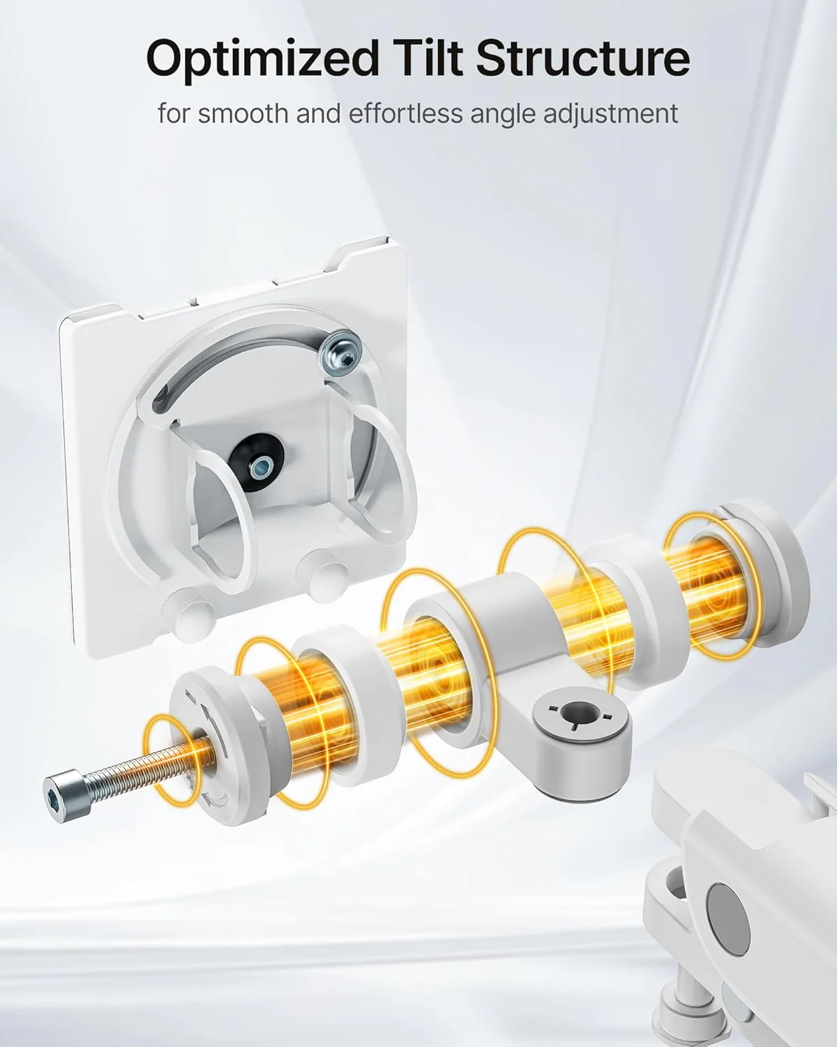 Heavy-Duty Single Monitor Arm for 17"-57" Screens | MA1001UCPWH - Image 6
