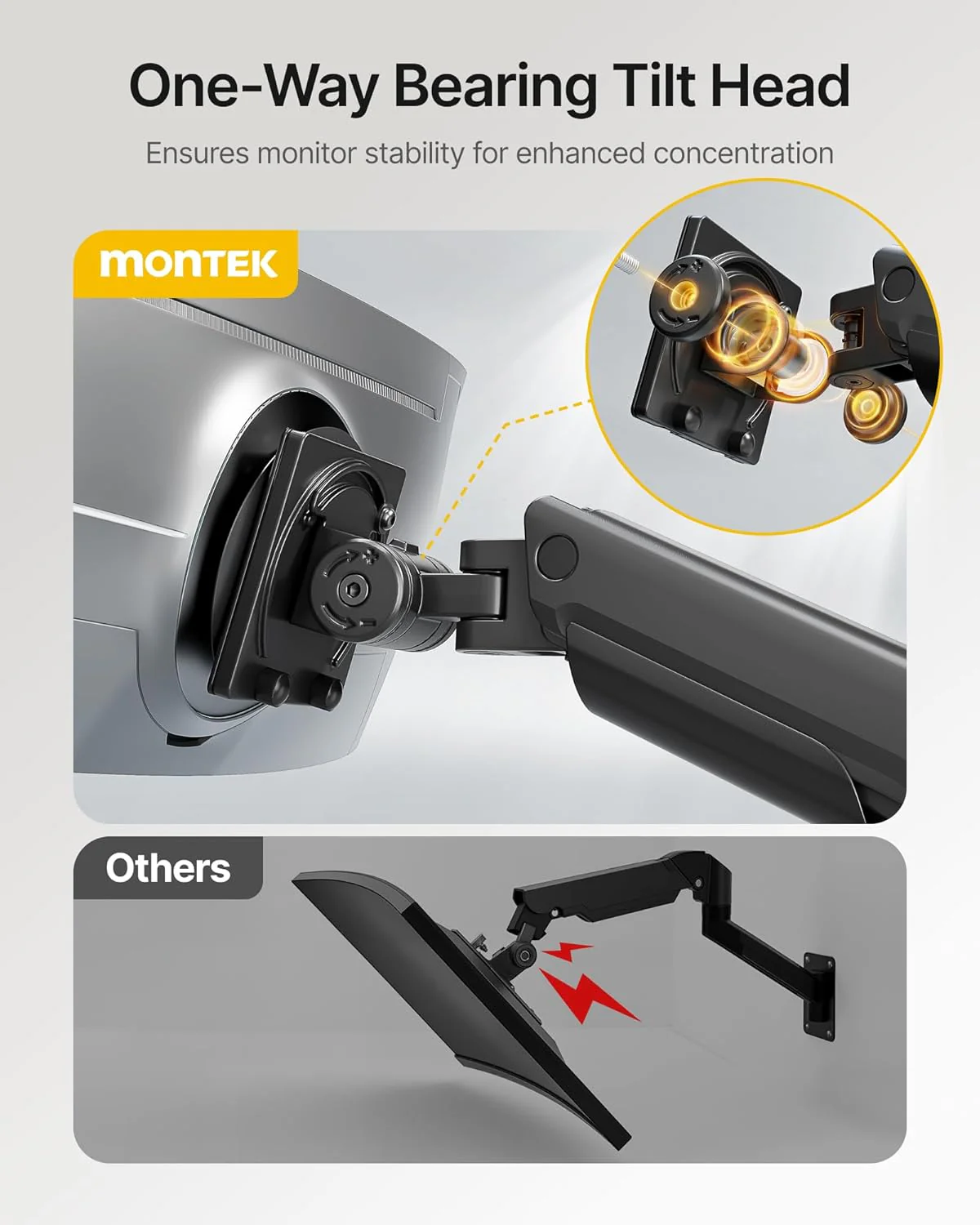 Heavy-Duty Single Monitor Wall Mount for 17-57” Screens | MA1003WBK - Image 5