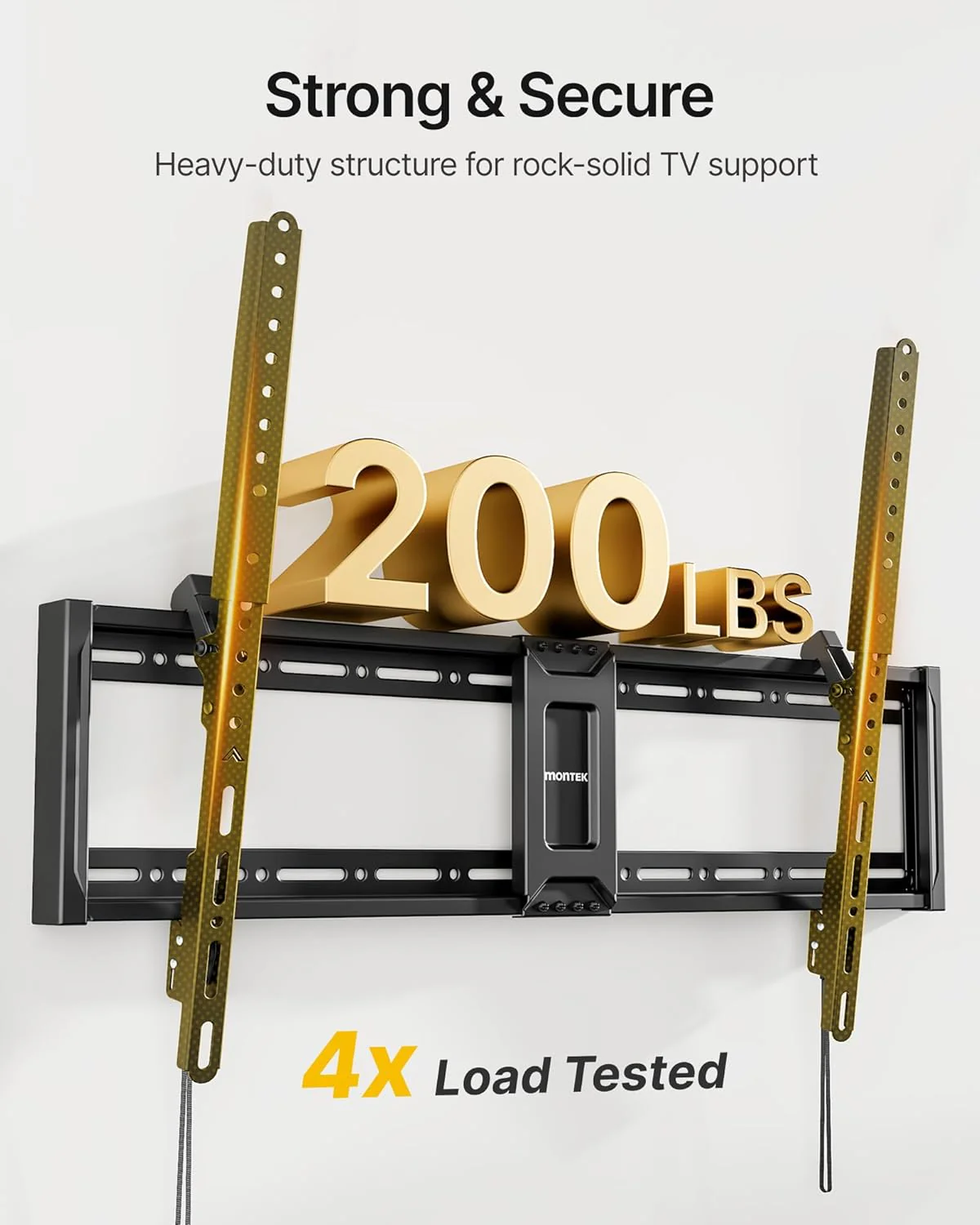 Heavy Duty Tilt TV Wall Mount for 43"–100" TVs | ‎TM1004W-LT - Image 3