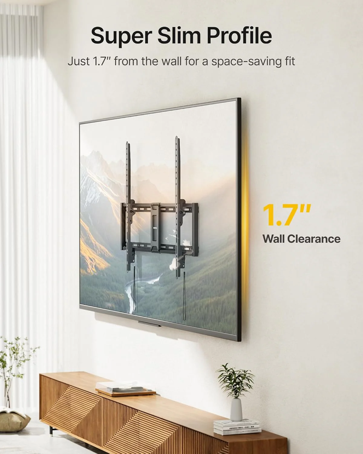 Heavy Duty Tilt TV Wall Mount for 43"–100" TVs | ‎TM1004W-LT - Image 4