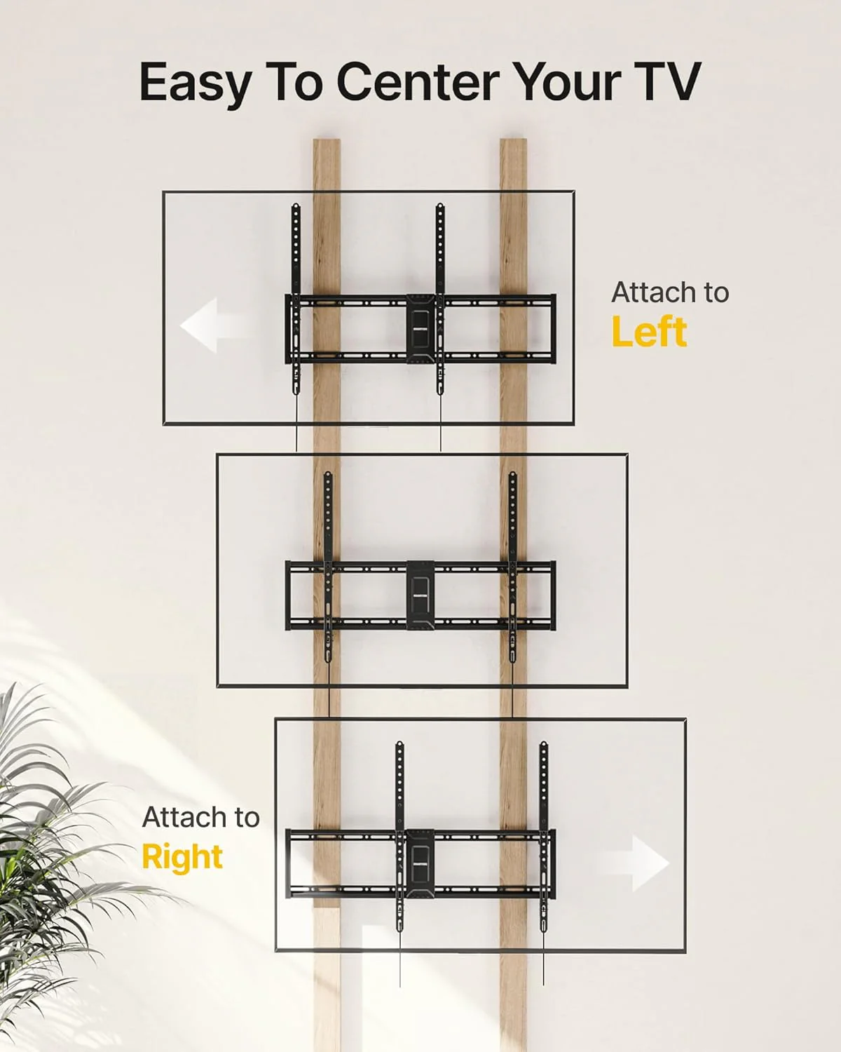 Heavy Duty Tilt TV Wall Mount for 43"–100" TVs | ‎TM1004W-LT - Image 6