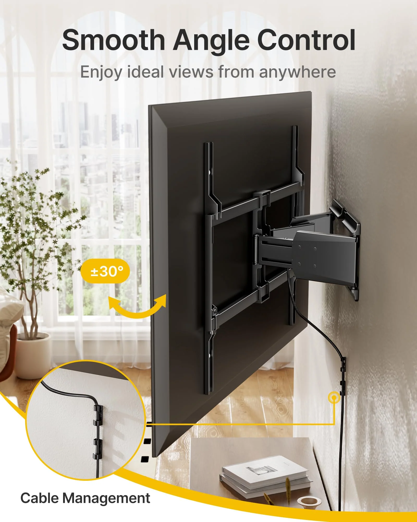 Heavy Duty Ultra Slim TV Wall Mount for 50-100 Inch TVs | TM1010W-L - Image 6