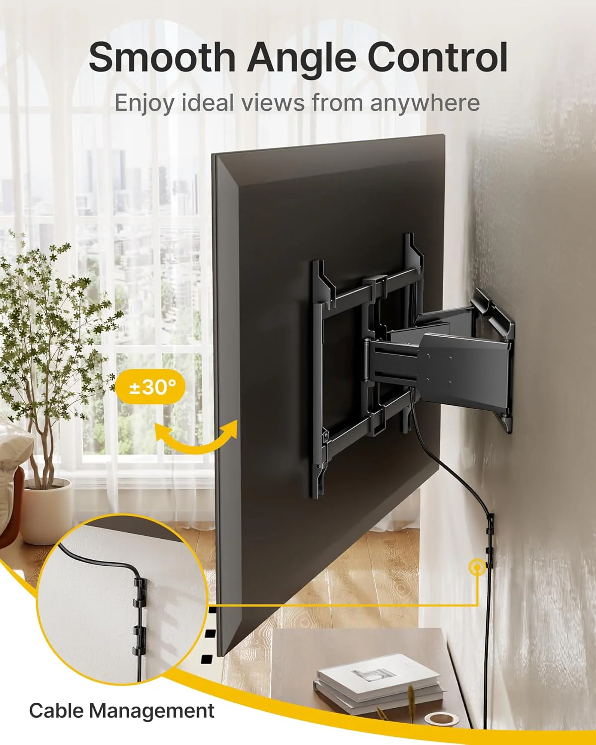 Heavy Duty Ultra Slim TV Wall Mount for 37-90 Inch TVs | TM1010W-M - Image 5