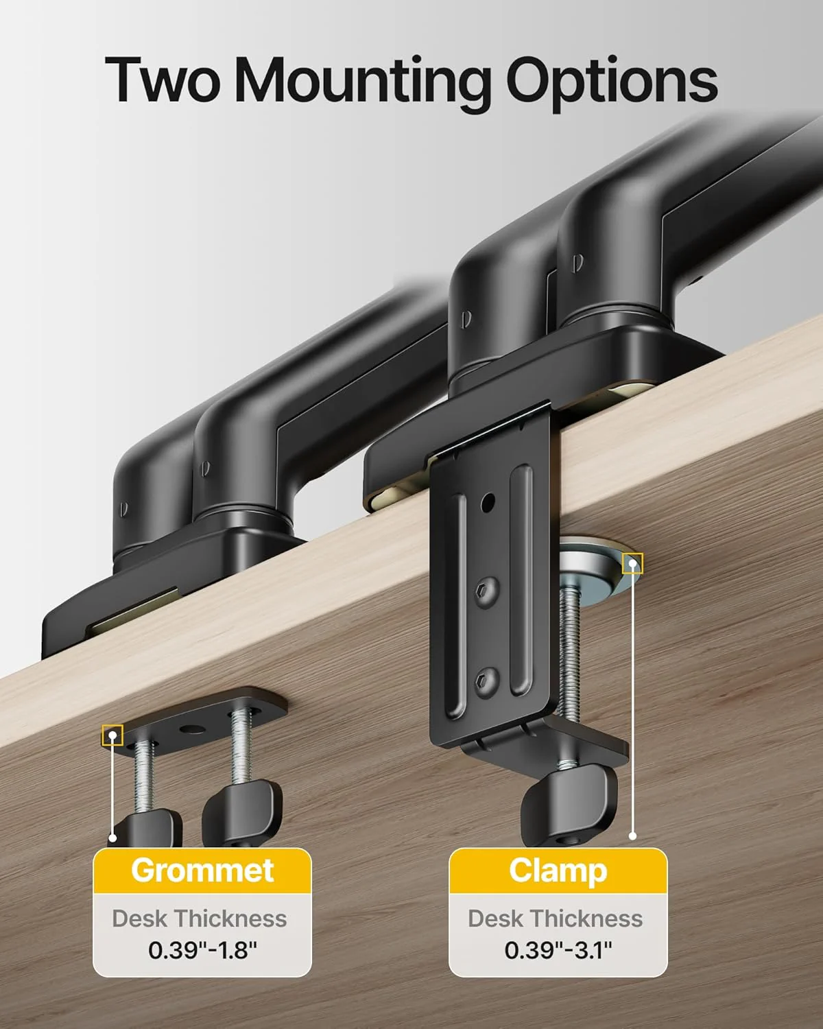 Laptop Arm Mount for Desk | MA1002LPBK-D - Image 3