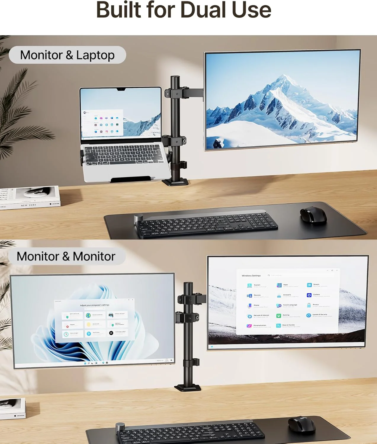Monitor Mount and Laptop Stand | MA1006PLPBK-D - Image 3