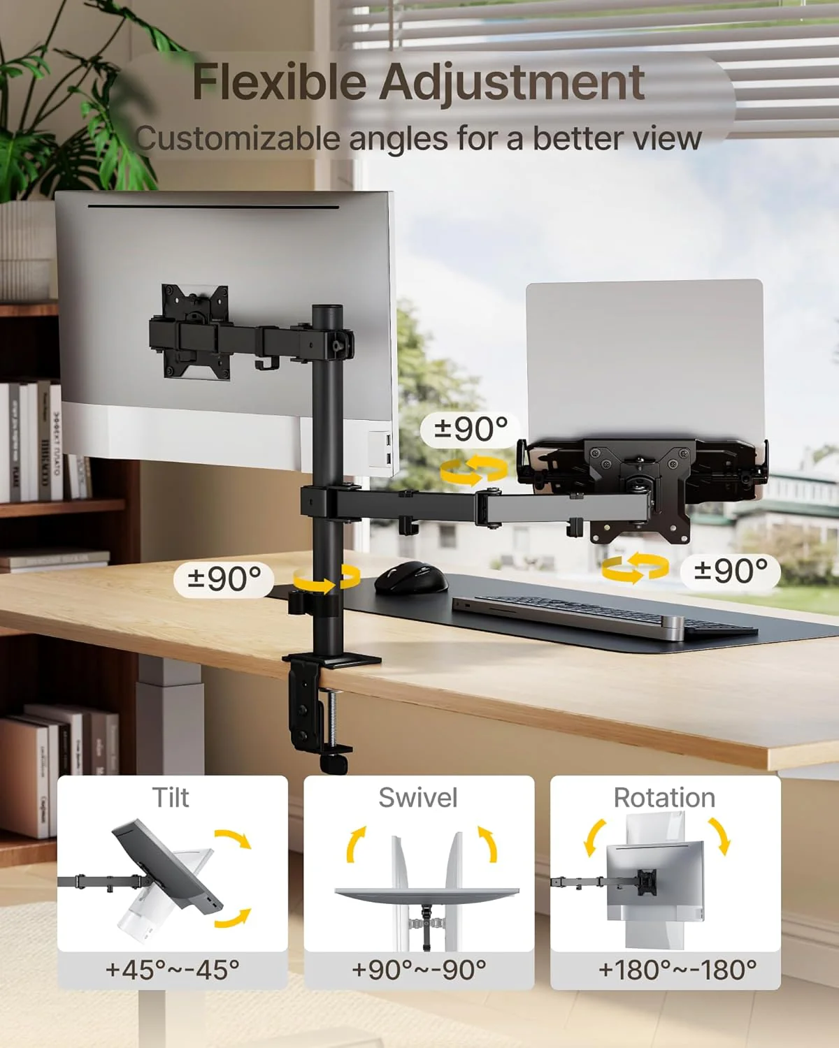 Monitor Mount and Laptop Stand | MA1006PLPBK-D - Image 4