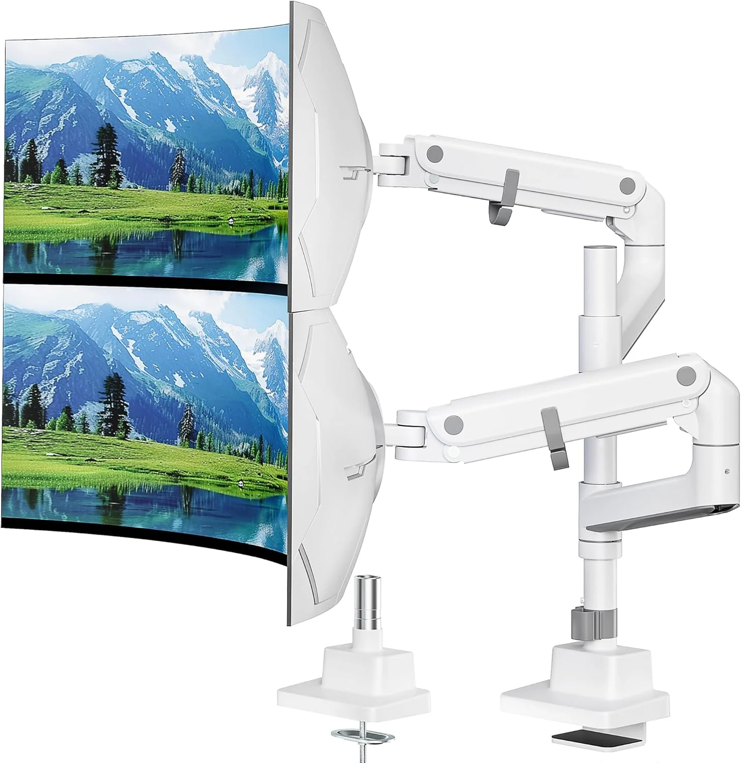 Heavy-Duty Dual Monitor Arm for 17"-57" Screens | MA1001PWH-D
