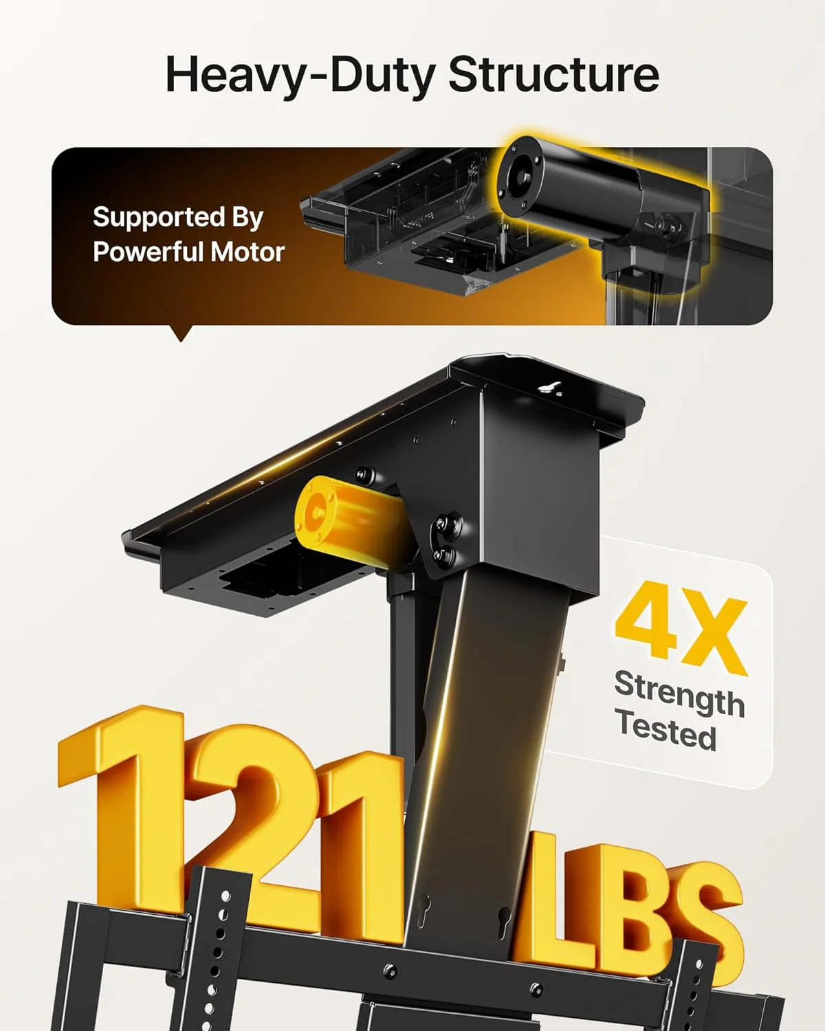 Motorized Ceiling TV Mount for 32-75 Inch TVs | TM1011E-M - Image 3
