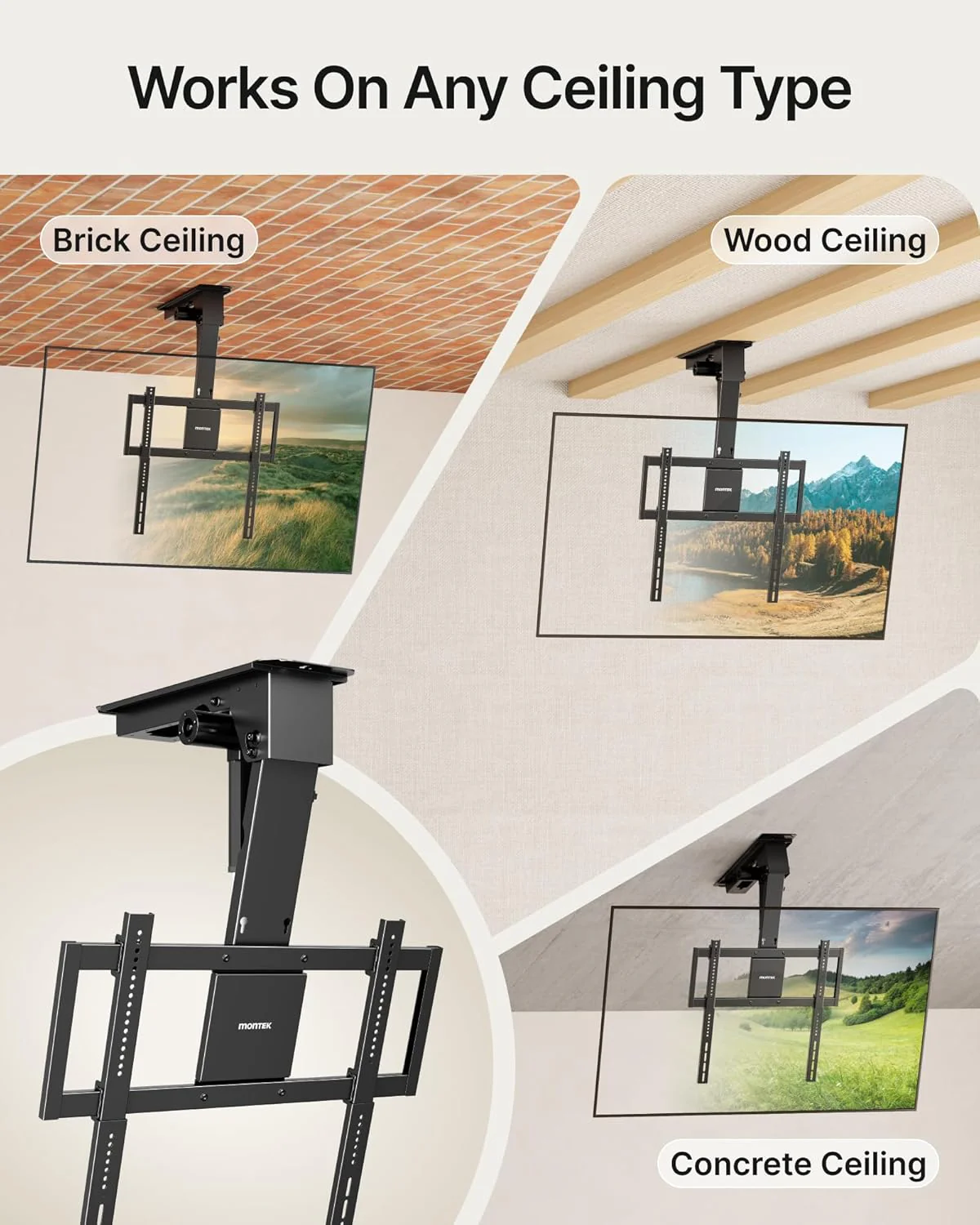 Motorized Ceiling TV Mount for 32-75 Inch TVs | TM1011E-M - Image 7