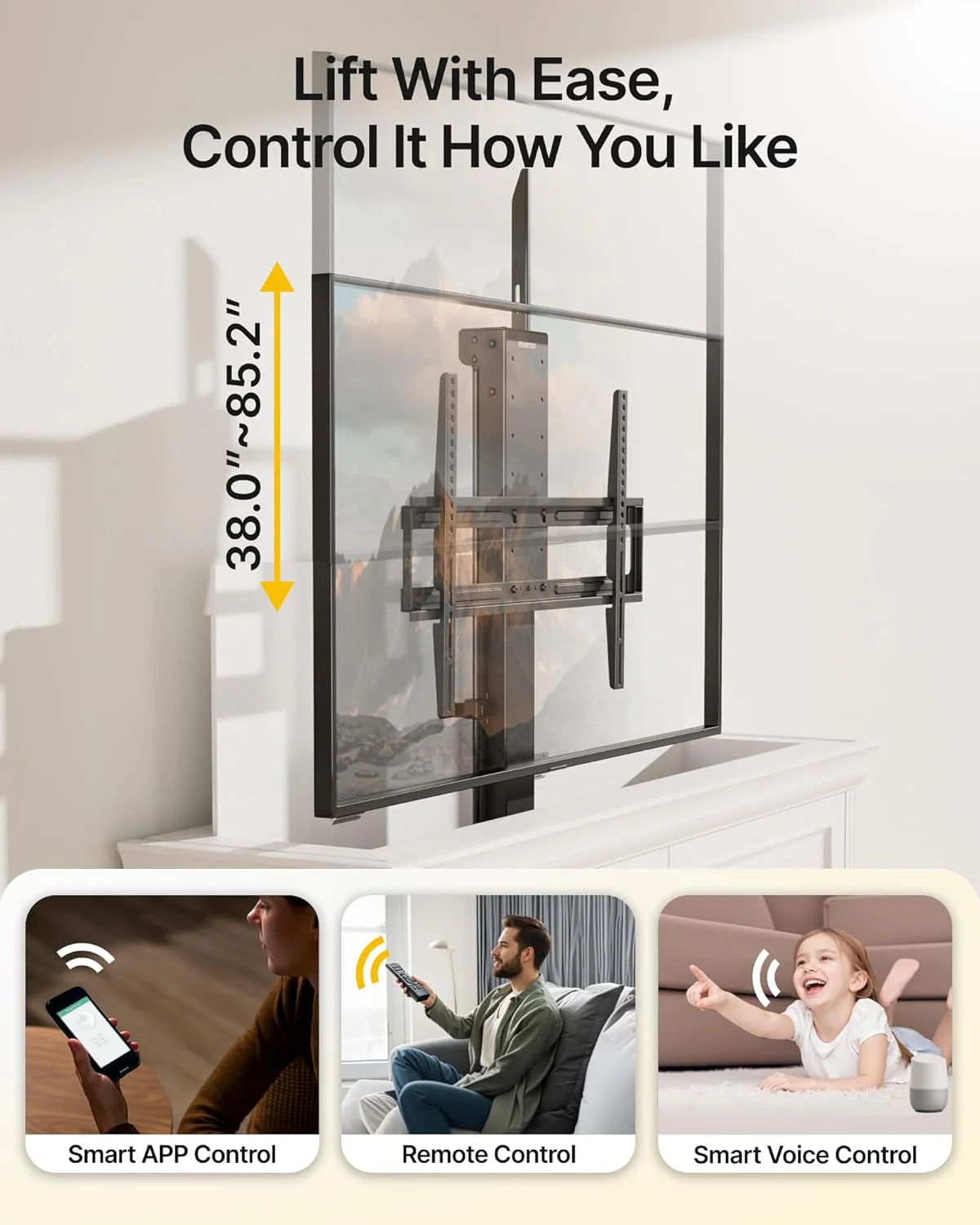 Motorized TV Lift for 43-88 inch TVs | TM1001CBE-L - Image 3