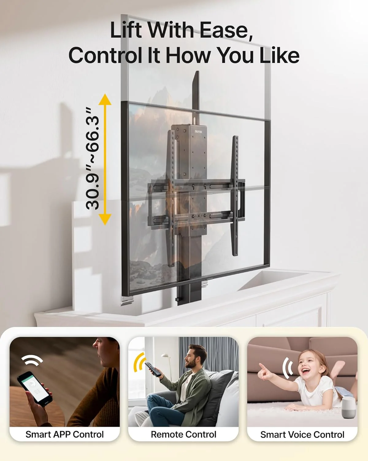 Motorized TV Lift for 37-65 inch TVs | TM1001CBE-M - Image 3