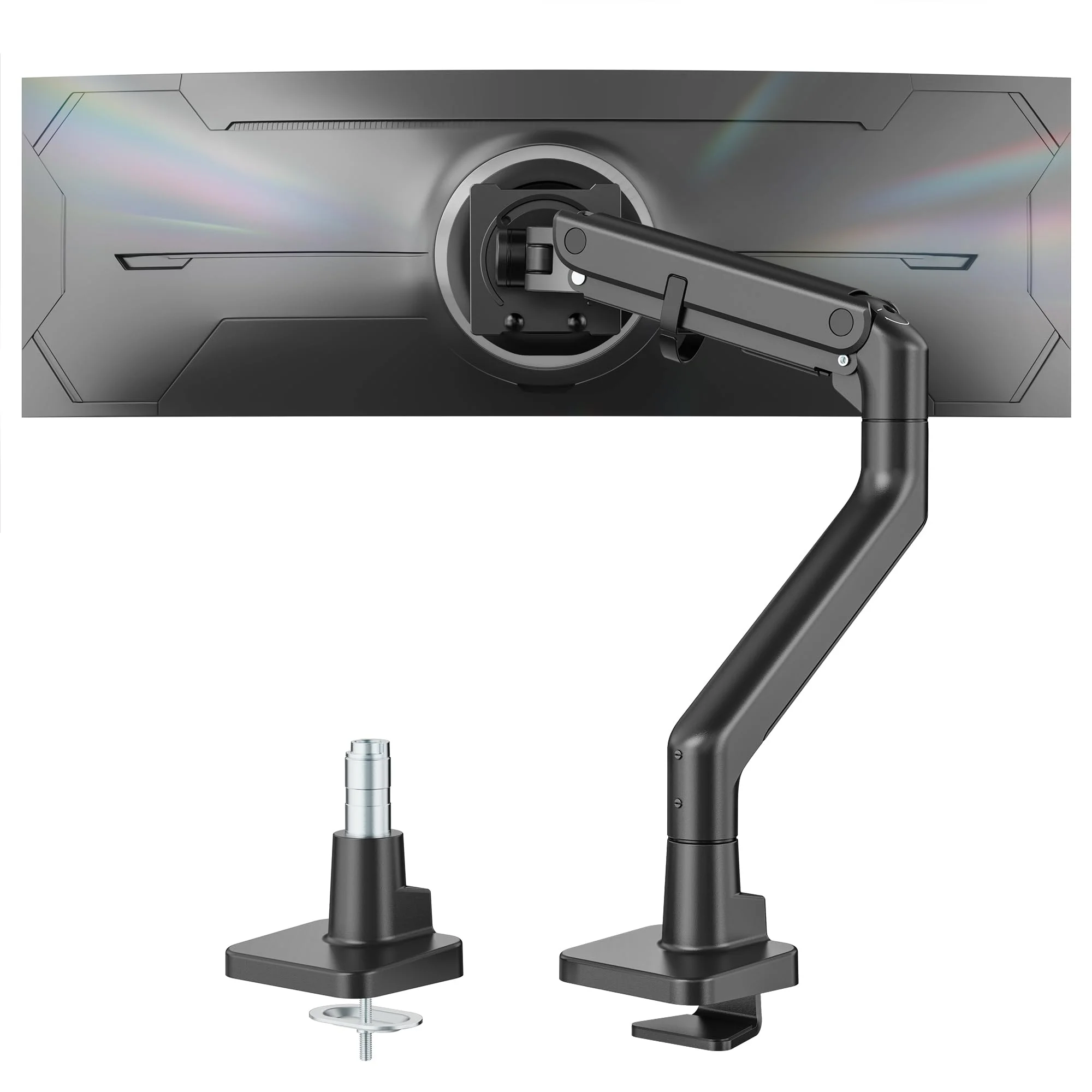 Single Monitor Arm with USB A/C f for 17"-57" Screens | MA1001UCBK - Image 11