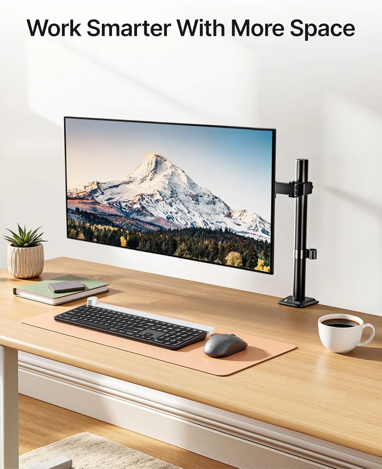Single Monitor Stand for 17"–32” Screens | MA1006PXLBK - Image 8