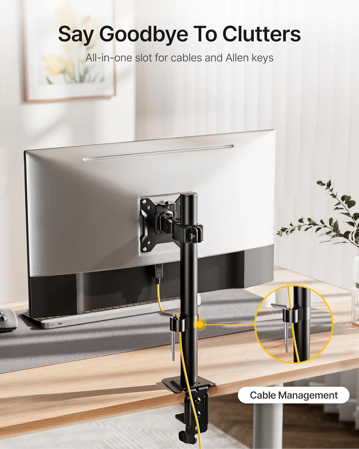 Stable Monitor Arm for 17"-32" Screens | MA1006PBK - Image 4