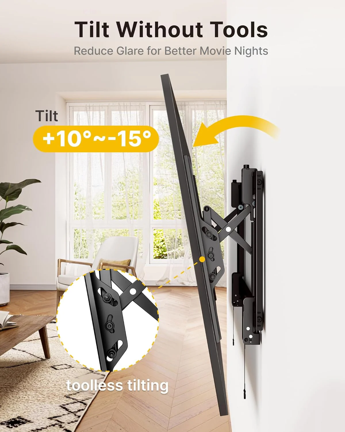 Tilting TV Wall Mount Barckt for 37"–90" TVs | ‎TM1008W-MT - Image 4