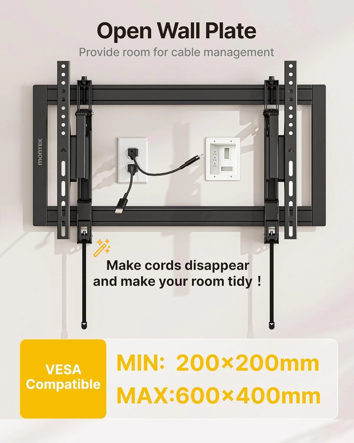 Tilting TV Wall Mount Barckt for 37"–90" TVs | ‎TM1008W-MT - Image 8