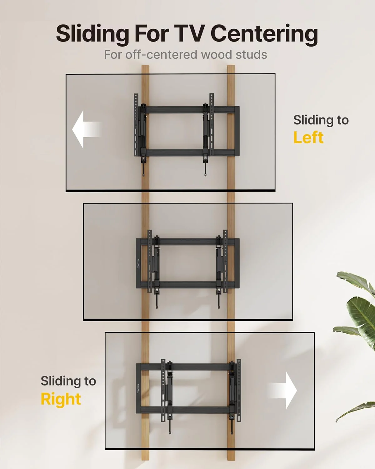 Tilting TV Wall Mount Barckt for 37"–90" TVs | ‎TM1008W-MT - Image 9