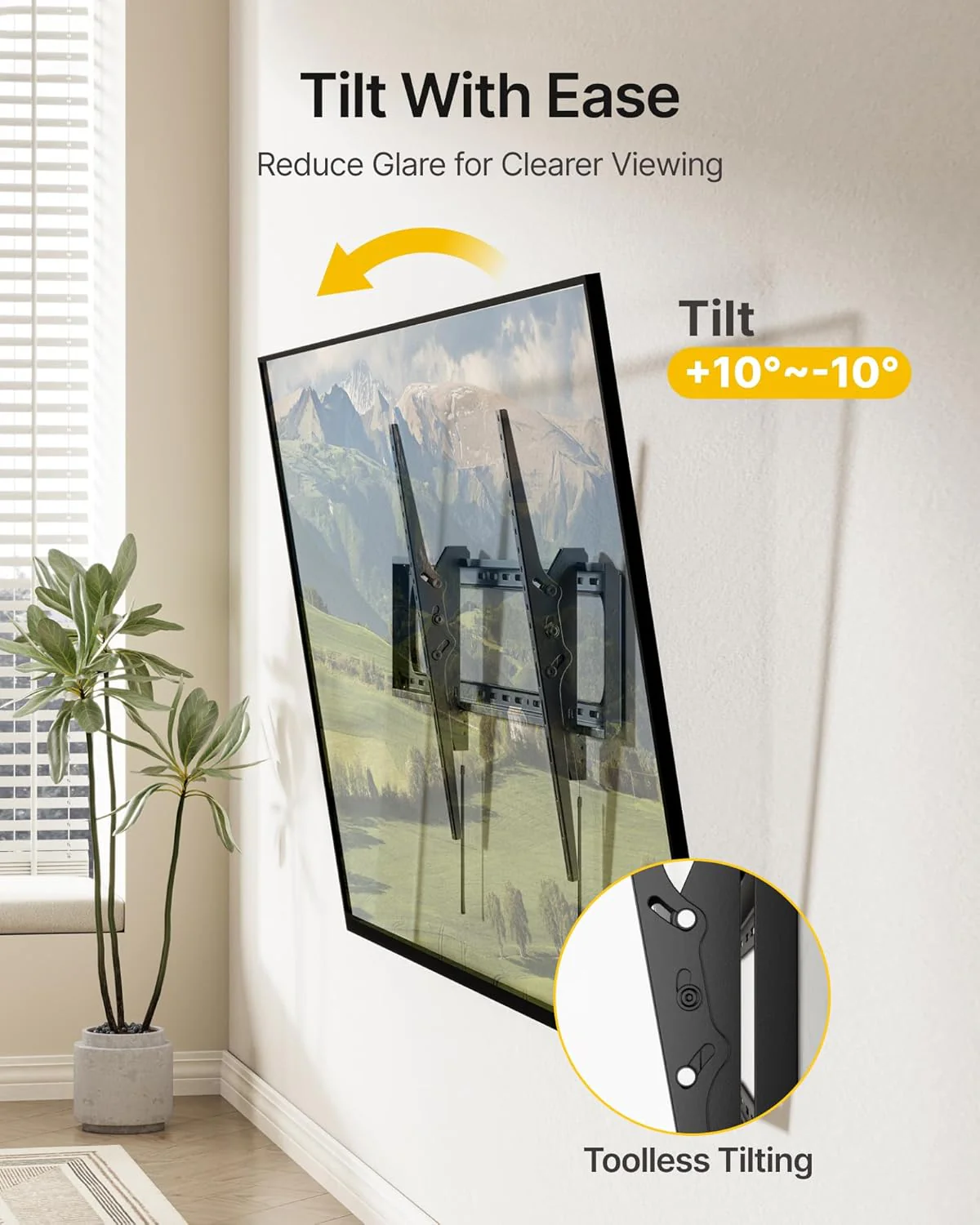 Tilting TV Wall Mount for 60”–120” TVs | ‎TM1007W-LT - Image 5