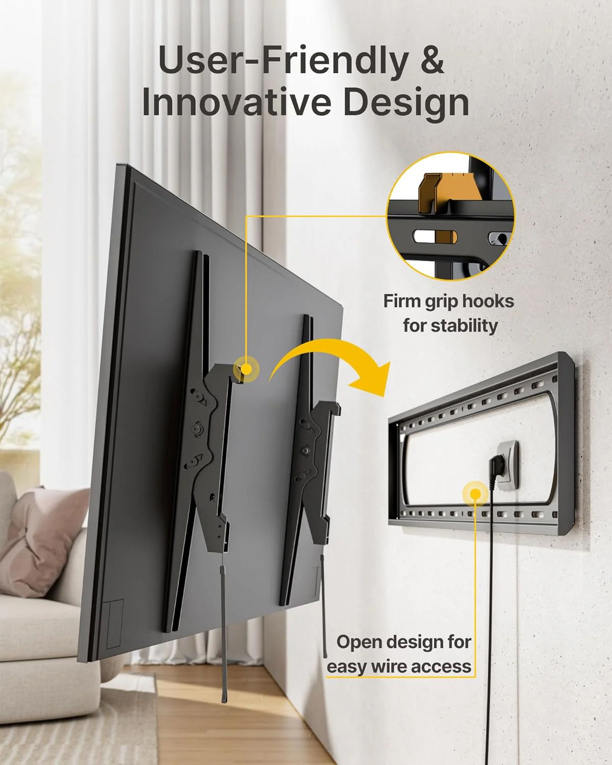 Tilting TV Wall Mount for 60”–120” TVs | ‎TM1007W-LT - Image 8