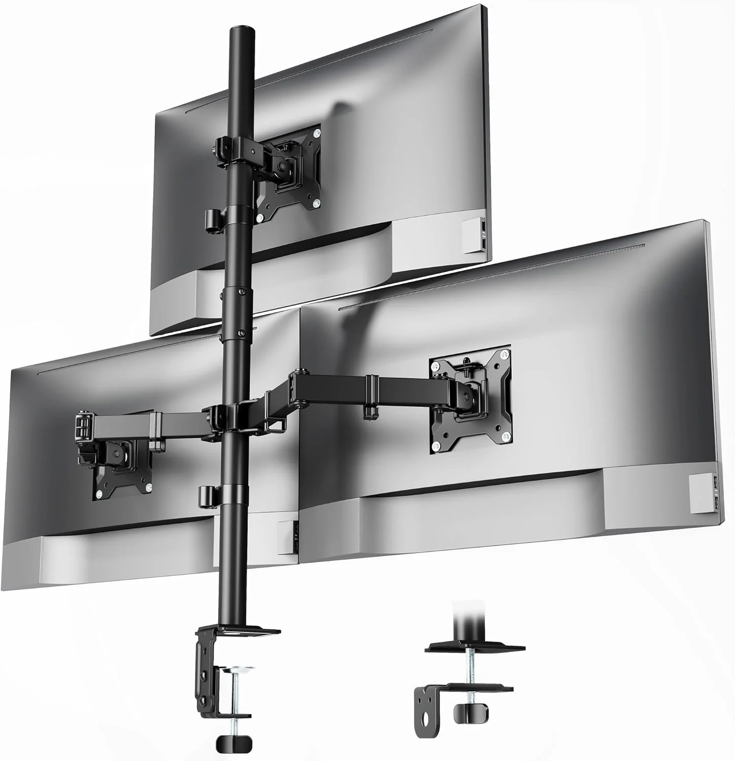 Triple Monitor Stand Mount | MA1006PBK-T