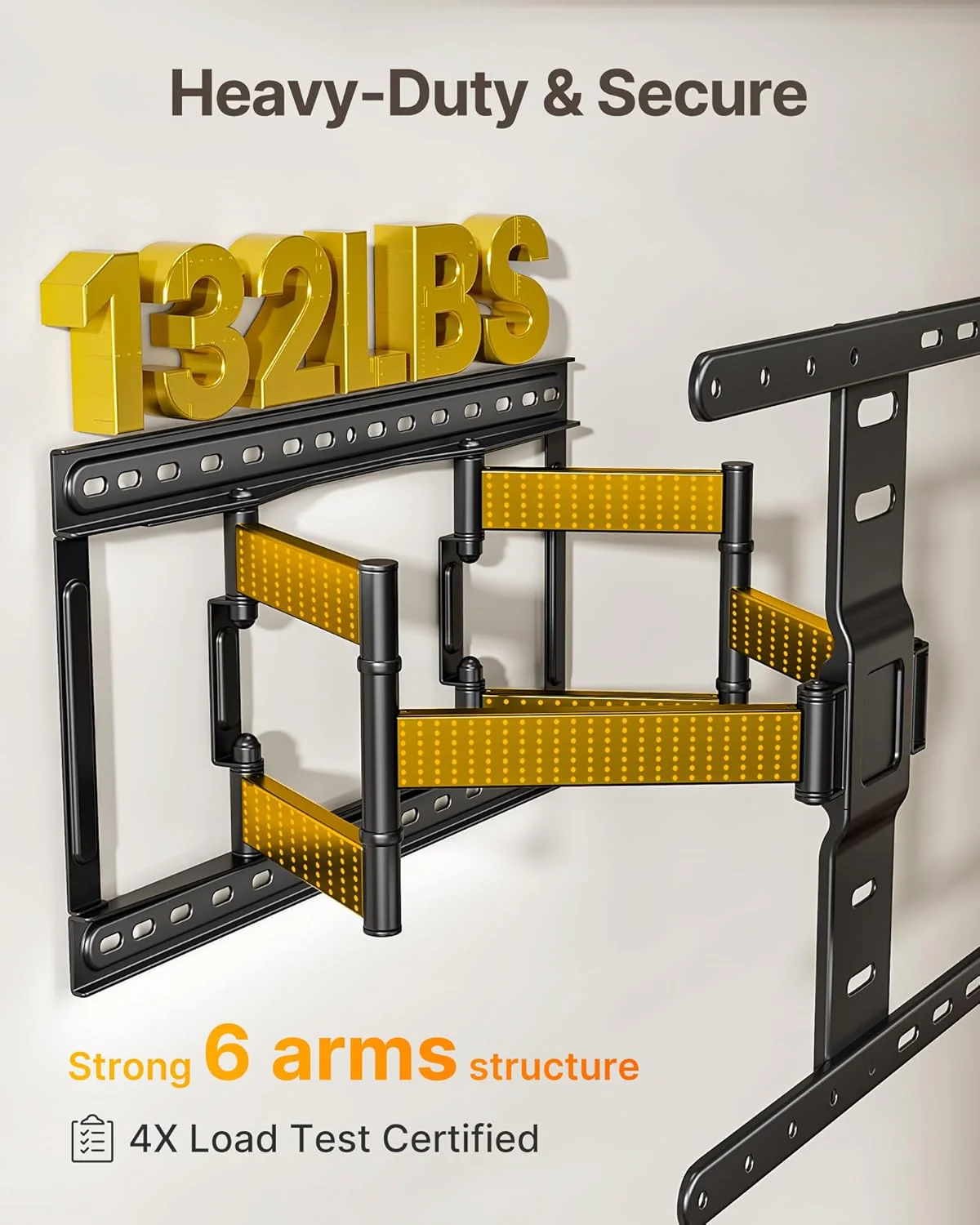 Ultra Slim TV Wall Mount for 37“-75” TVs | HW1267BK - Image 4