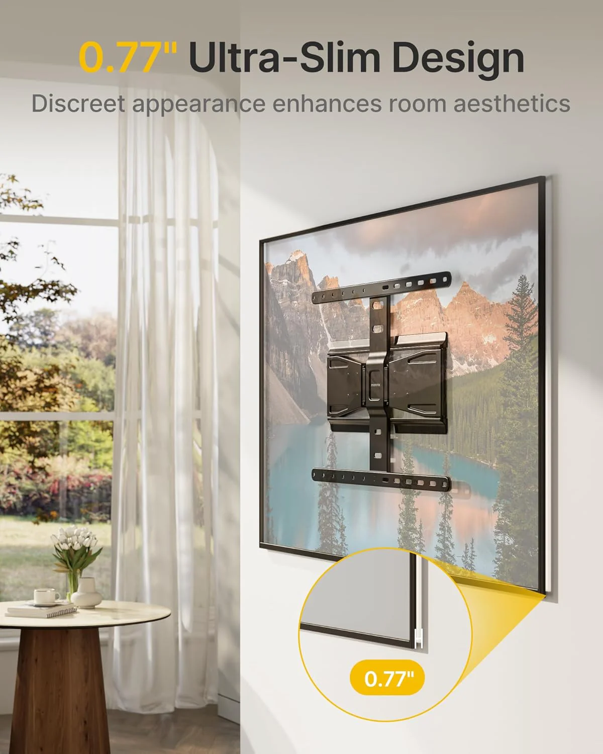 Ultra Slim TV Wall Mount for 43-90 Inch TVs | TM1003W-L - Image 2
