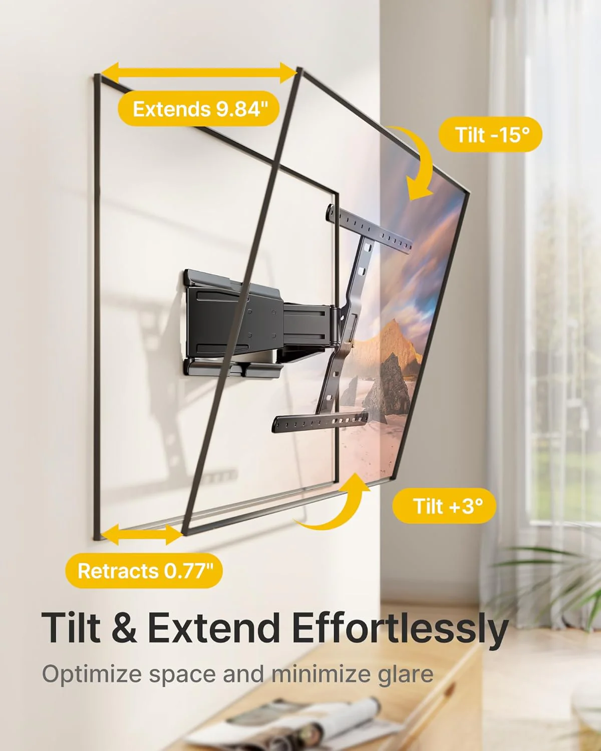 Ultra Slim TV Wall Mount for 43-90 Inch TVs | TM1003W-L - Image 3