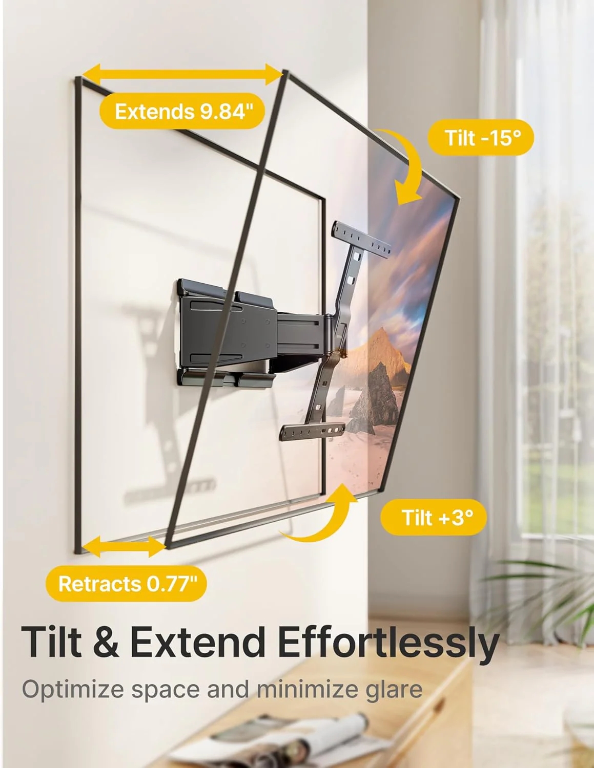 Ultra Slim TV Wall Mount for 37-75 Inch TVs | TM1003W-M - Image 5