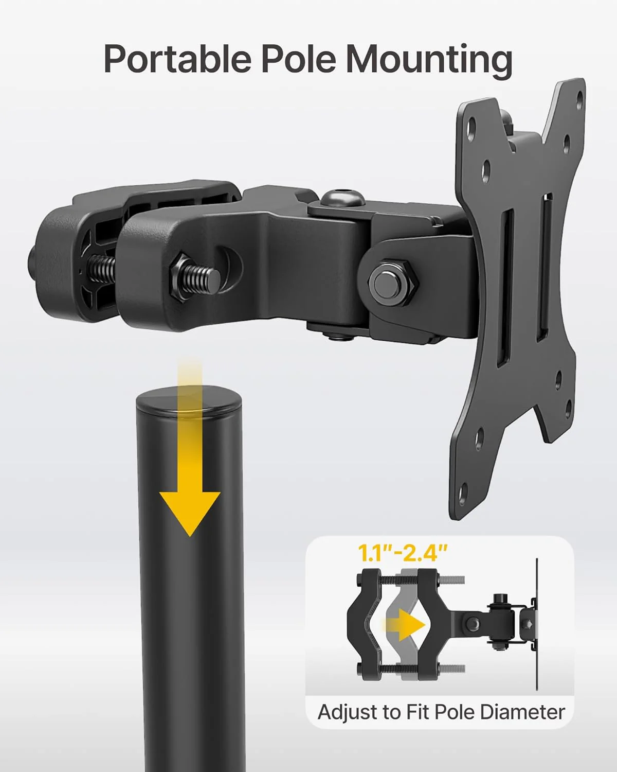 Universal Pole Mount for 17”-32” Screens | ‎MA1005P - Image 3