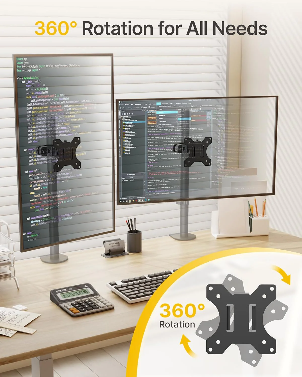 Universal Pole Mount for 17”-32” Screens | ‎MA1005P - Image 4